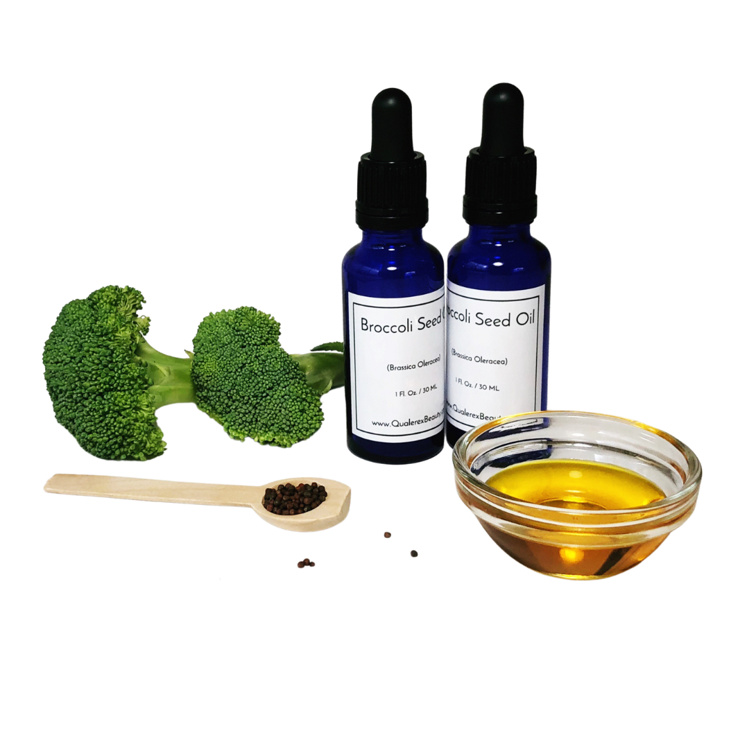 Broccoli Seed Oil • 100% Pure Cold Pressed, Extra Virgin Unrefined • Hair & Mature Skin Anti-Aging Beauty Oil • Brassica Oleracea