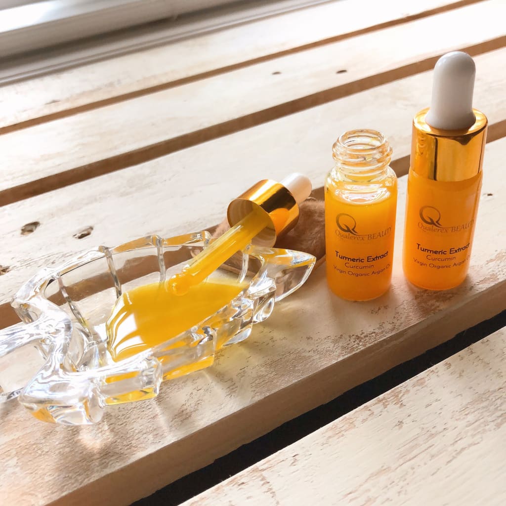 Turmeric Extract 95% Curcumin in Organic Virgin Argan Oil •