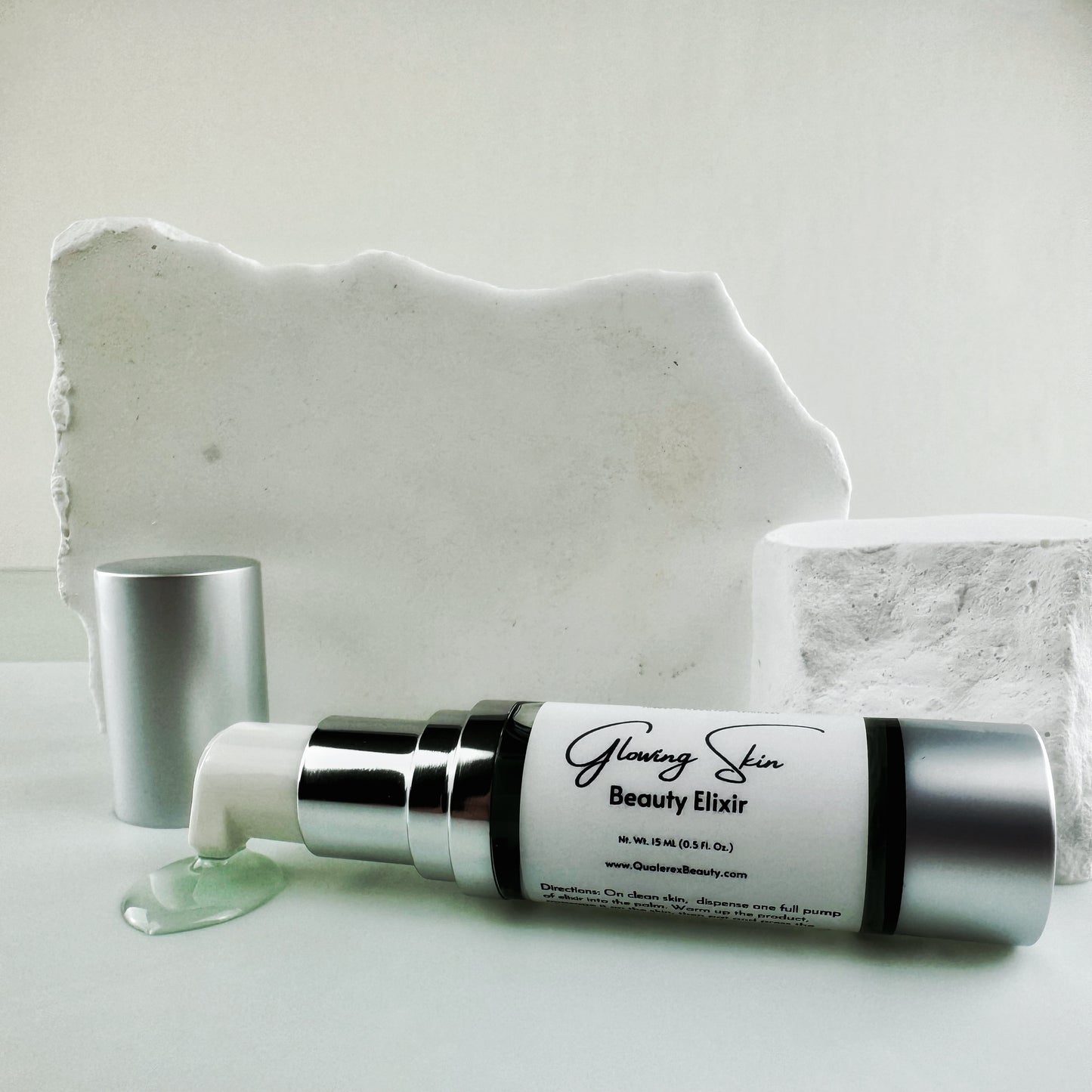 Beauty Elixir Made with All-Natural Ingredients • Healthy Dewy Glowing Skin • Reduce Powdery Look From Makeup