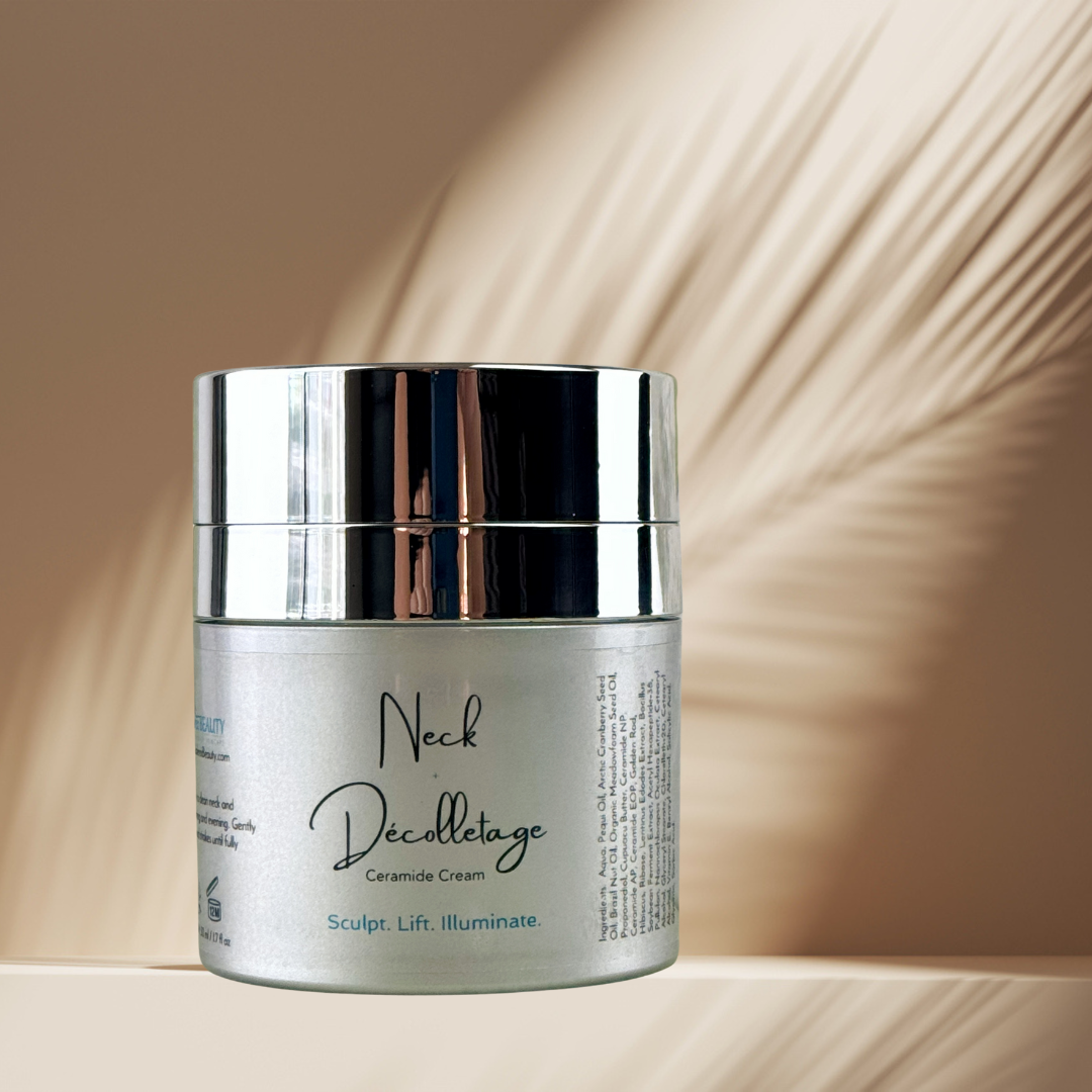 Neck & Décolletage Ceramide Cream for Mature & Menopausal Skin – Firming, Nourishing Botanical Formula